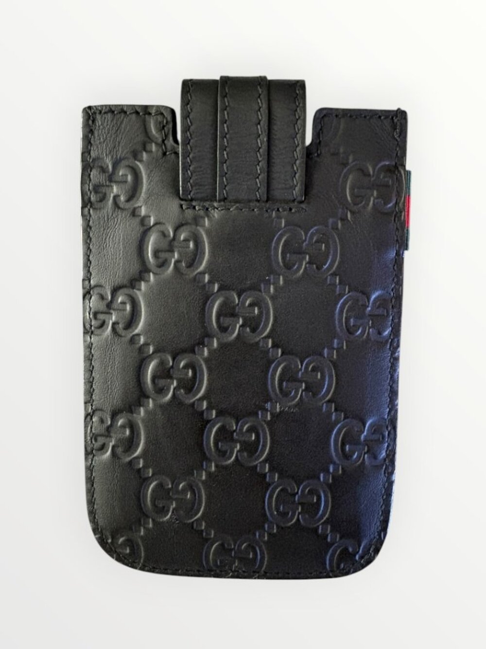 Gucci Guccissima Leather Snap Case - Picture 2 of 4
